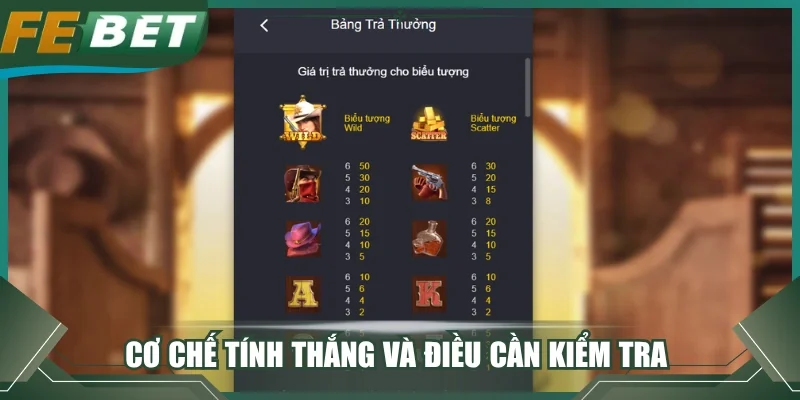 Cơ chế tính thắng và điều cần kiểm tra