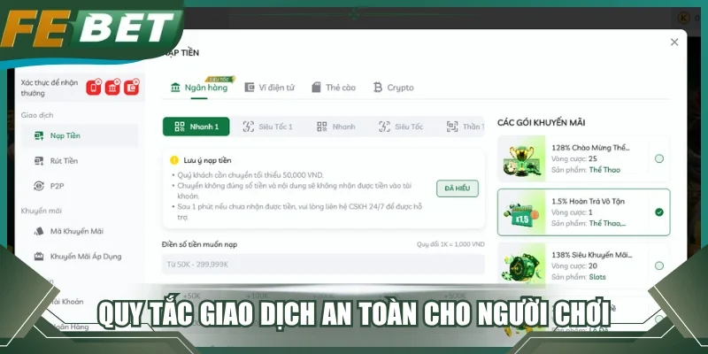 Quy tắc giao dịch an toàn cho người chơi
